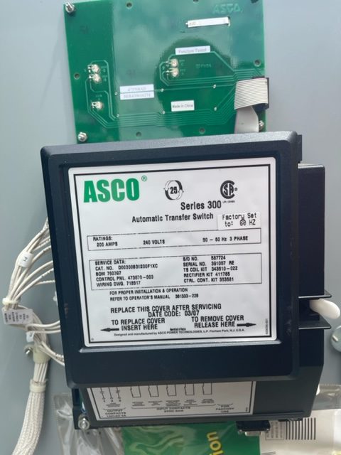 Good Used ASCO Series 300 200 Amp Transfer Switch - DPC1229