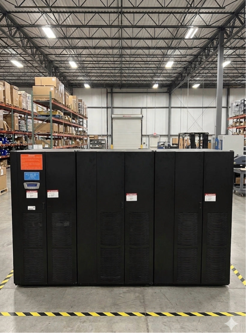 Eaton Powerware 9390-160-NHS-4X1 160kVA UPS 400V 50Hz 2 Battery CabinetsEaton Powerware 9390-160-NHS-4X1 Serial Number 326154 W/2 Battery Cabinets 3/ PE AC 400B 5