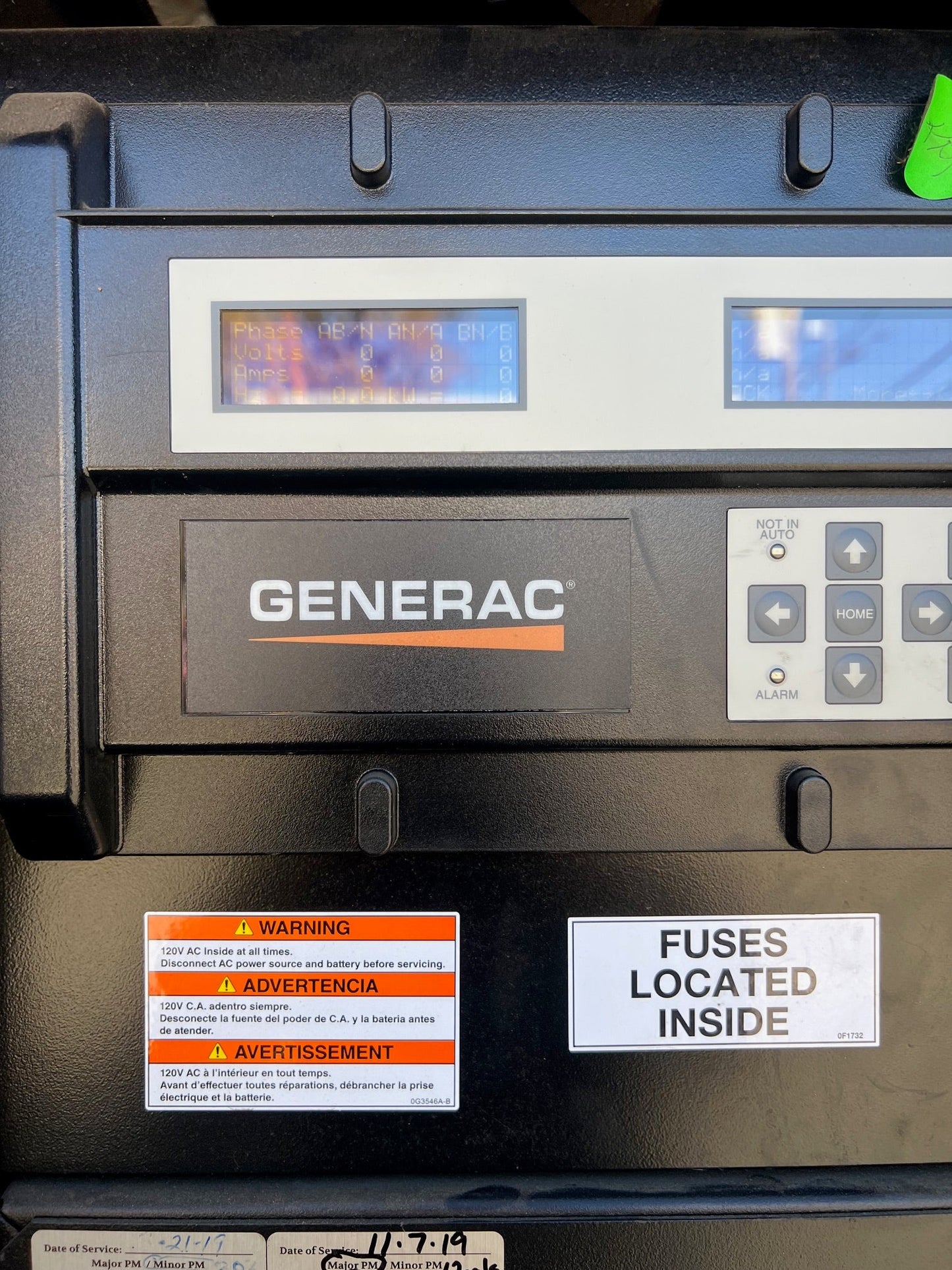 15KW Generac Industrial Generator 1PH Diesel Cummins 2400 Engine 100 Hrs 2016 TESTED