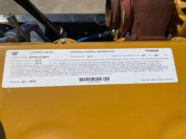 Low Hour Caterpillar C13 400KW Tier 3 Diesel Generator Set - DPC1219