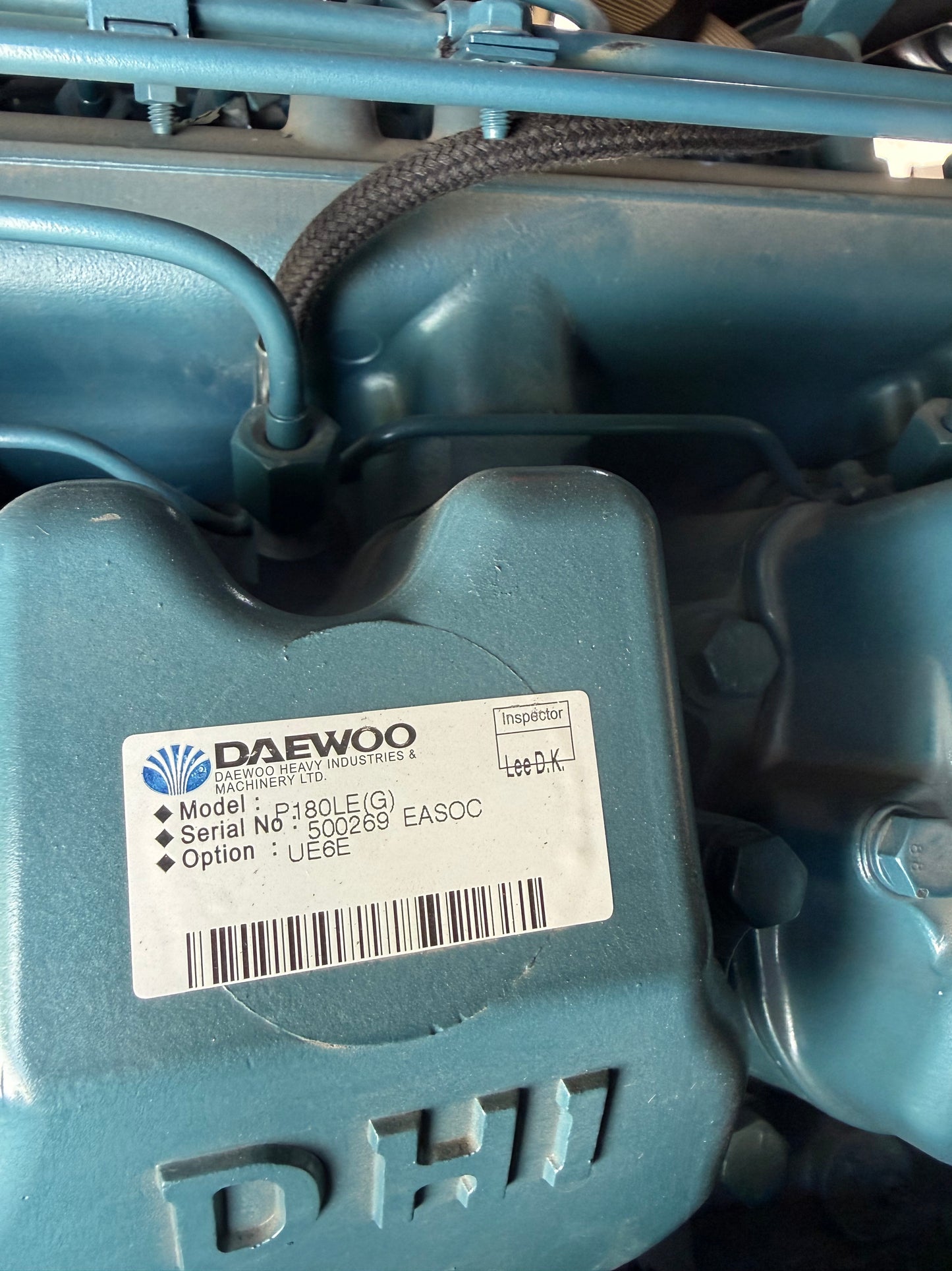 Generac 500kW Diesel Generator SD0500 277/480V 3 Phase Daewoo P180LE 792Hrs