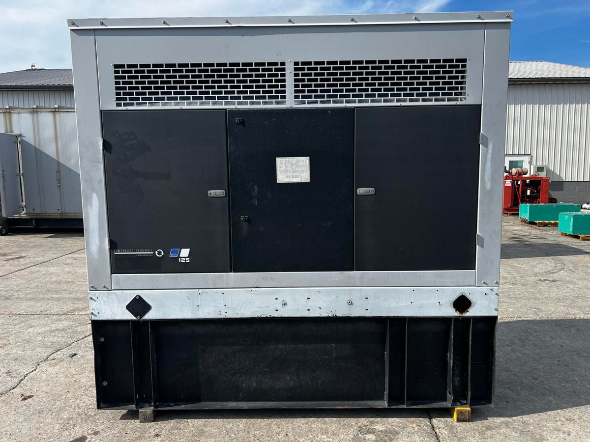 125kW Kohler Diesel Generator Enclosed John Deere Engine 1172H