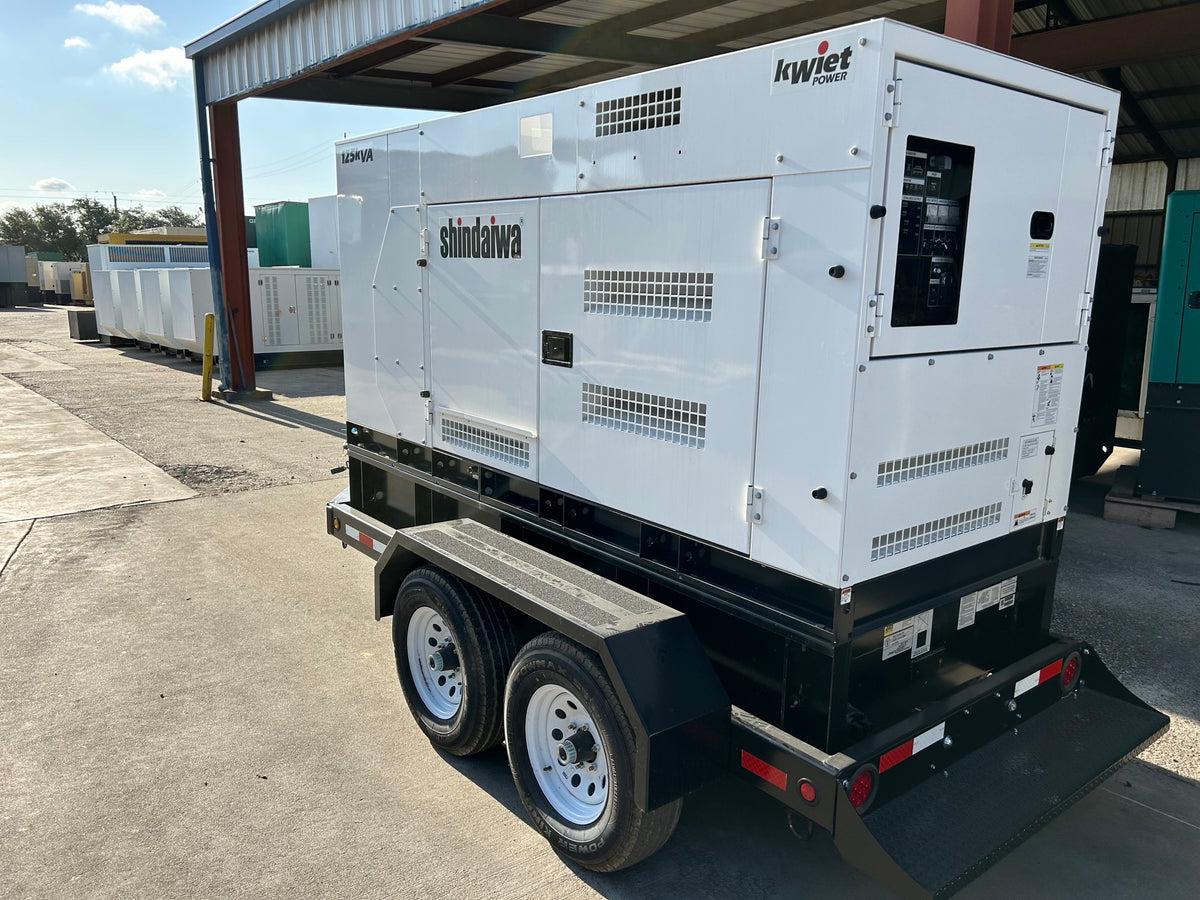 New Shindaiwa DGK125F Isuzu 100kW Tier 4 Diesel Generator Set