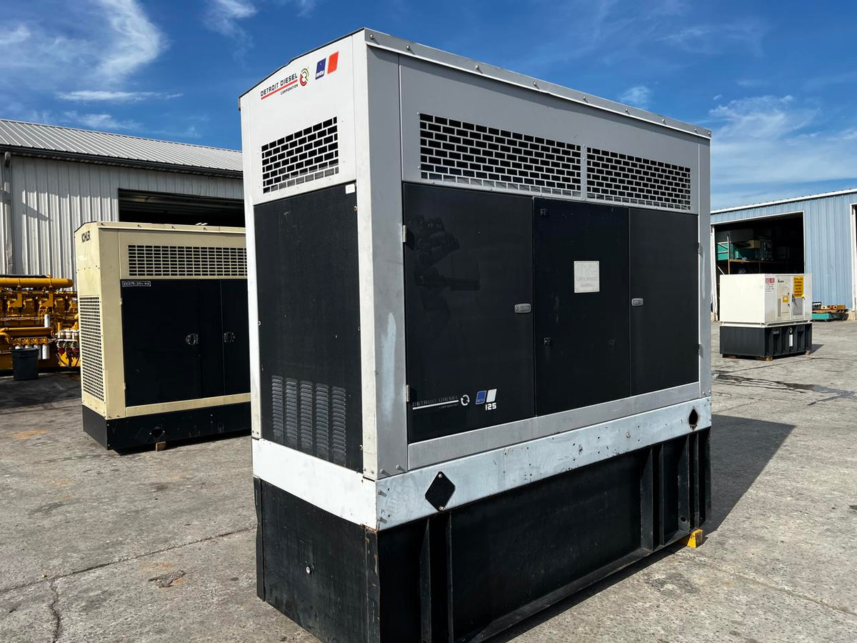 125kW Kohler Diesel Generator Enclosed John Deere Engine 1172H