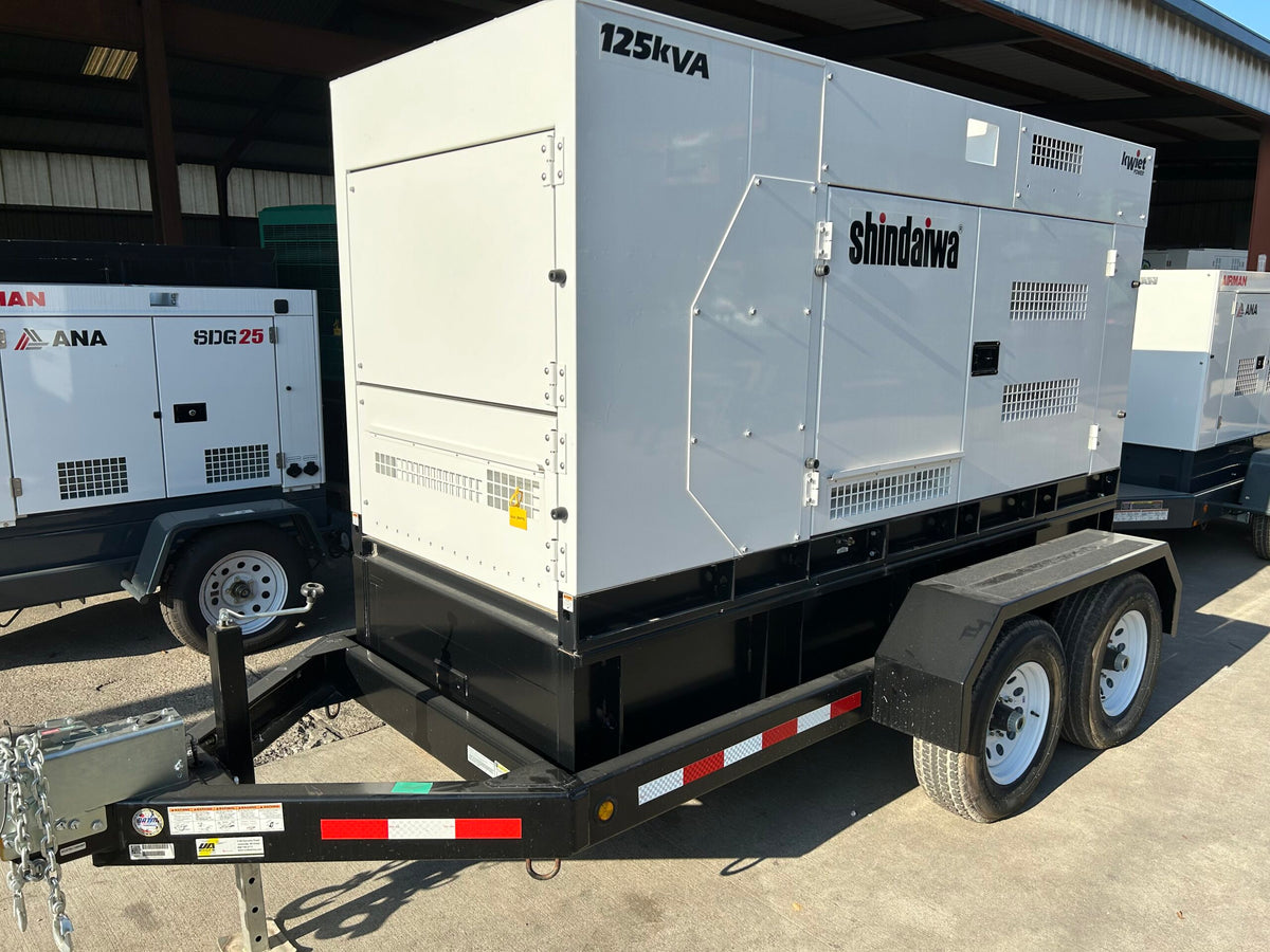 New Shindaiwa DGK1 25F Isuzu 100kW Tier 4 Diesel Generator Set