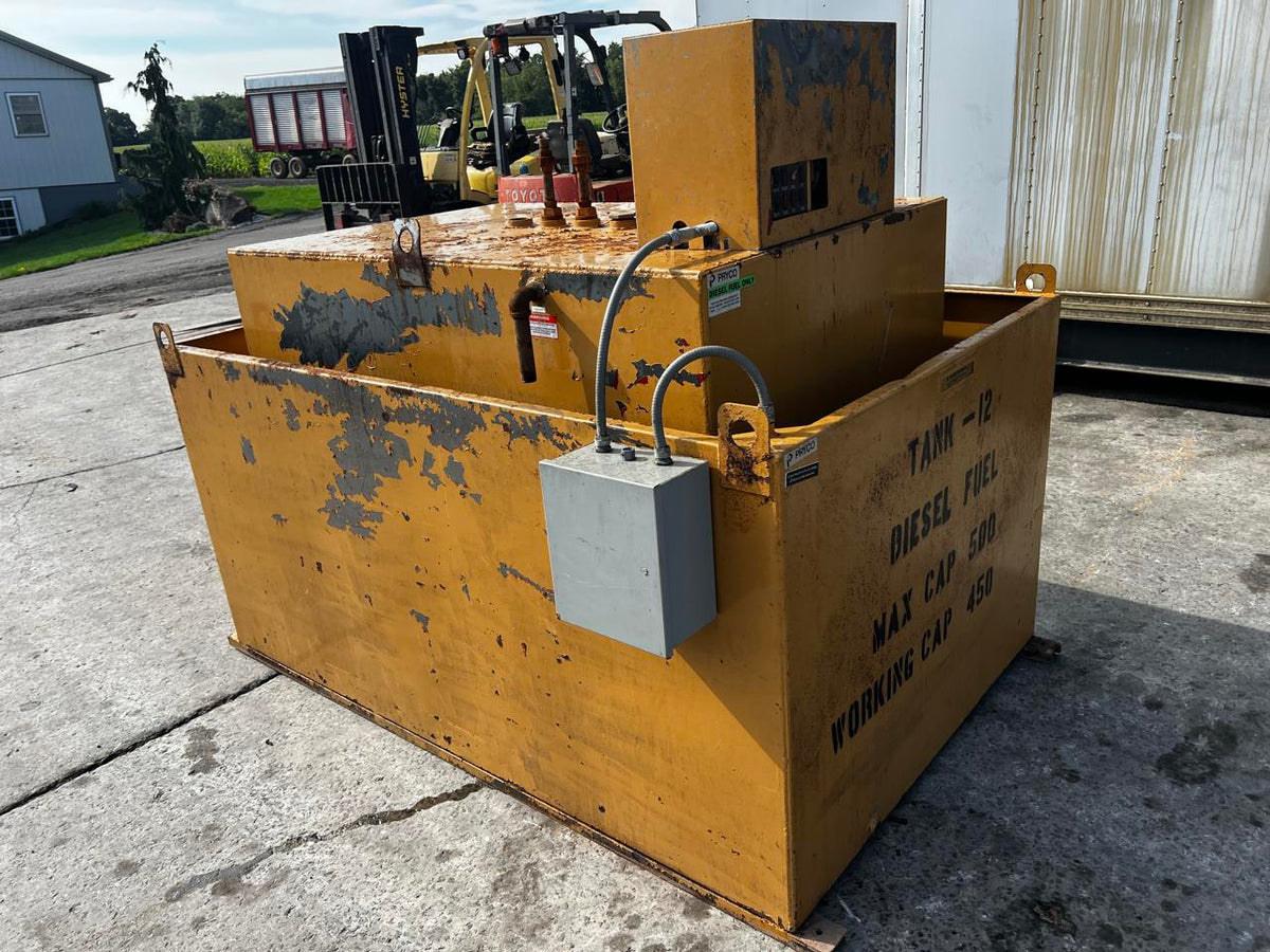500 Gal Diesel Fuel Tank Pryco with Electric Pump Containment