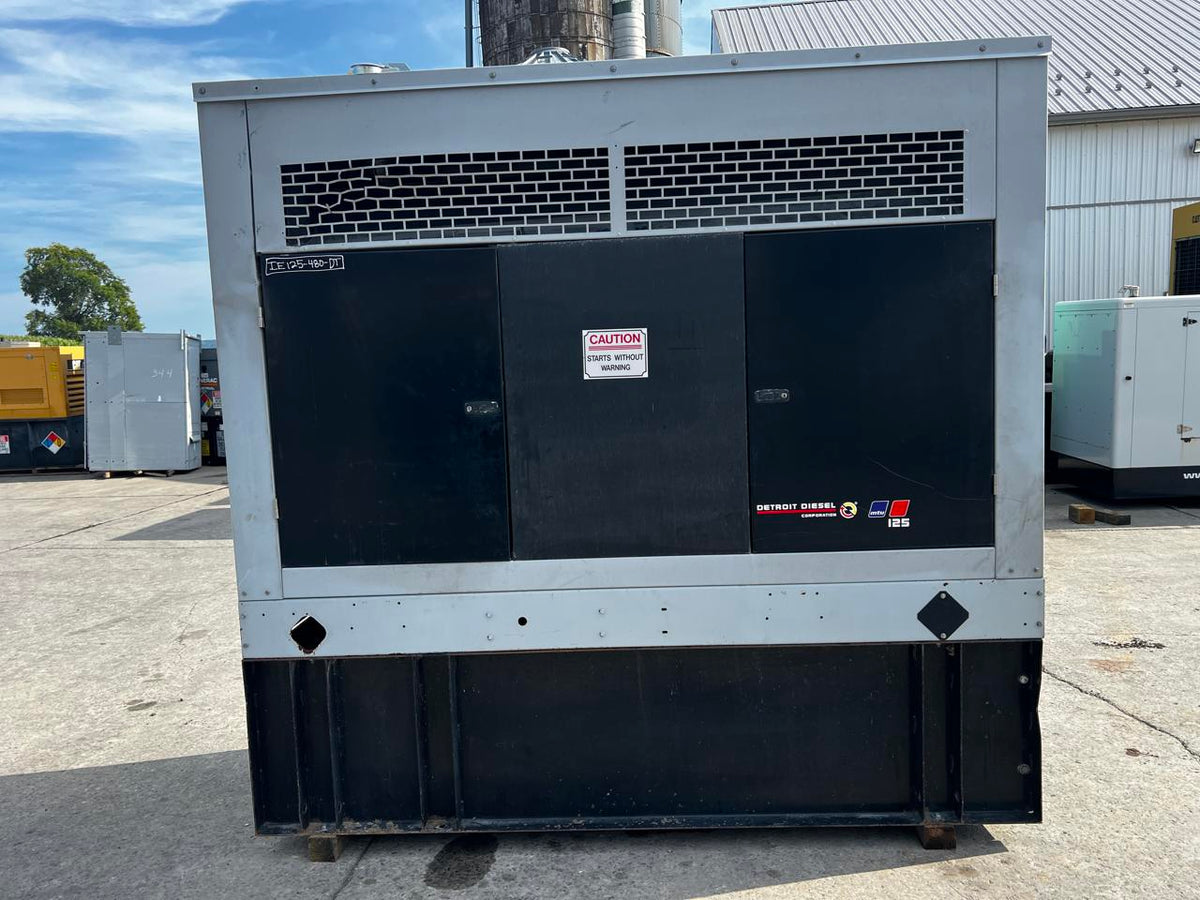 125kW Kohler Diesel Generator Enclosed John Deere Engine 1172H