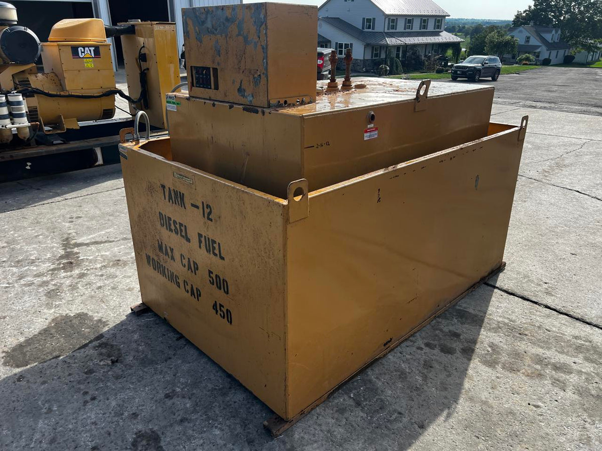 500 Gal Diesel Fuel Tank Pryco with Electric Pump Containment