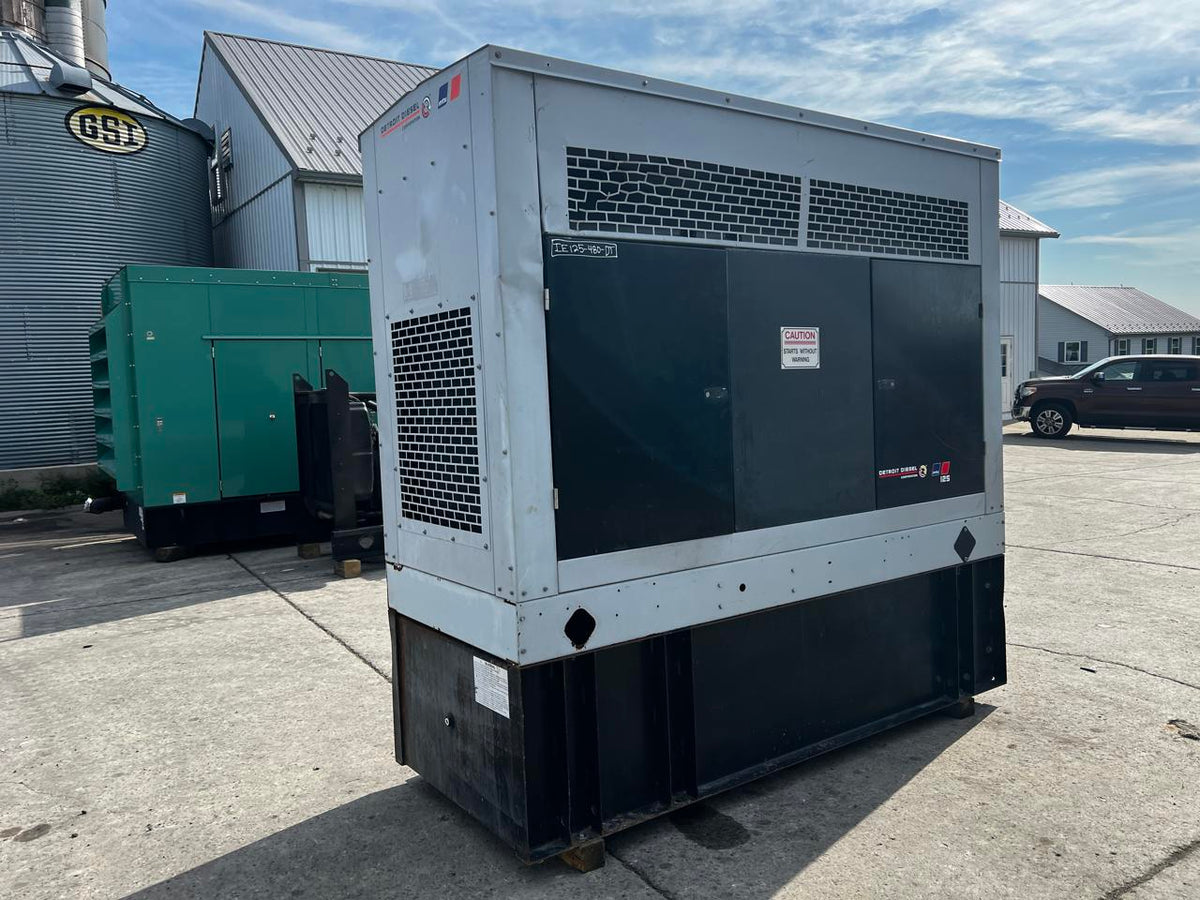 125kW Kohler Diesel Generator Enclosed John Deere Engine 1172H