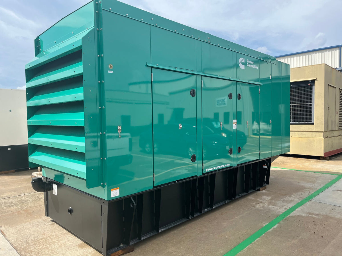 New Cummins QSX15 500kW Diesel Generator Set DFEK 277/480V