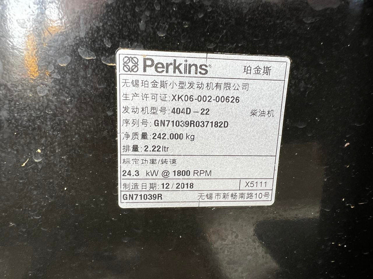 Delta 15kW DC Volt Solar Backup Generator Perkins Engine 2018