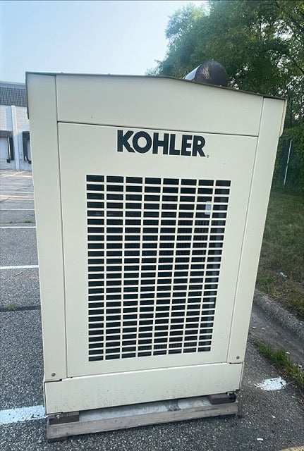 Kohler 50RZG 55kW LP Propane Generator 120/240V 1/3 Phase Enclosed Standby Power