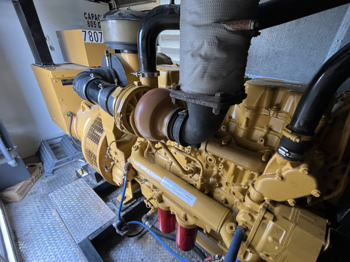 Rebuilt Caterpillar C15 500KW Tier 2 Diesel Generator Set - DPC1017