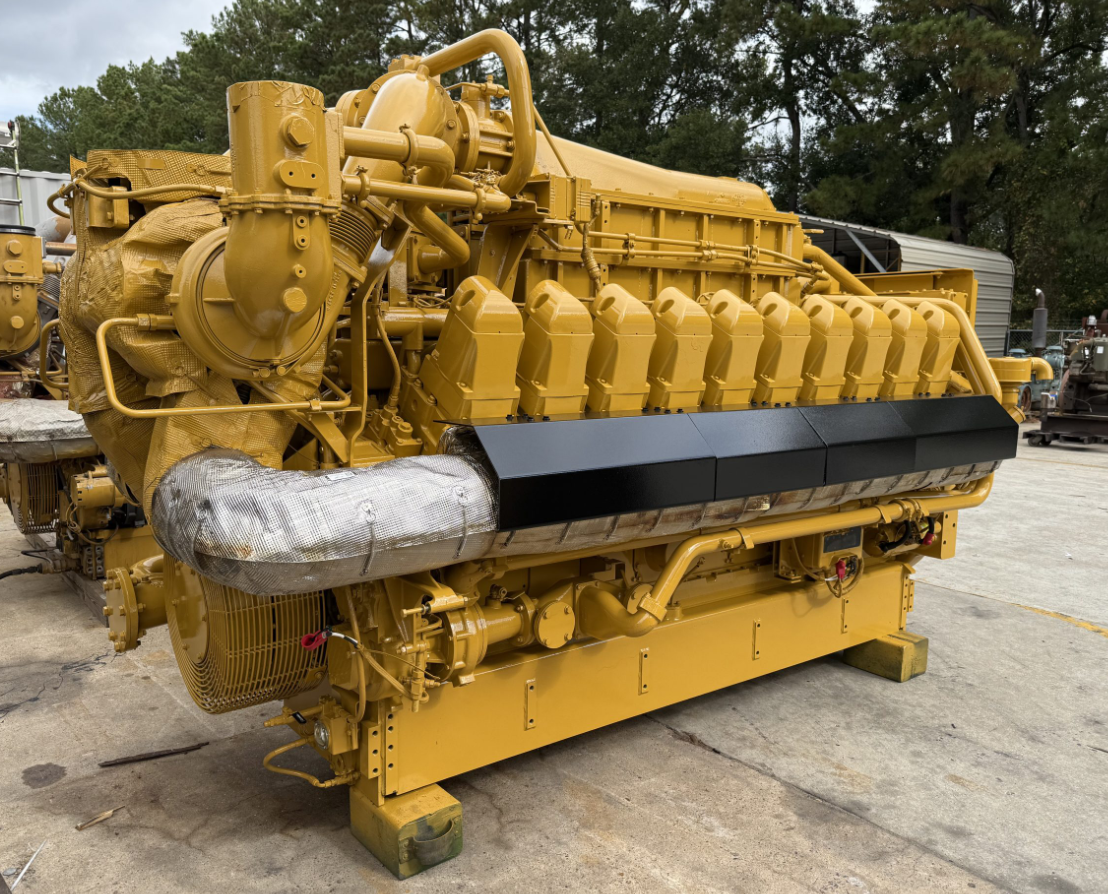Rebuilt Caterpillar G3520C 1900KW Natural Gas Generator Set - DPC1016