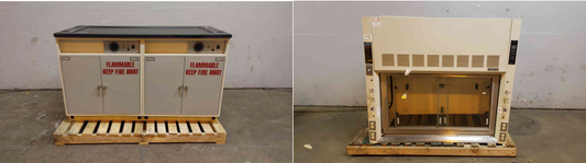 5' Hamilton SafeAire Ducted Fume Hood & Lab Bench(104262)