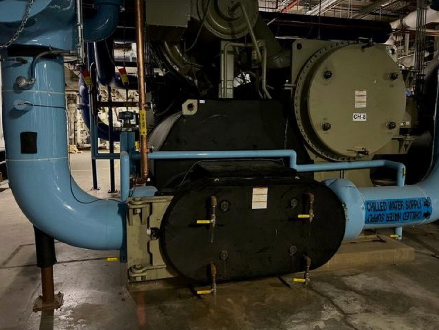 1200 Ton Trane Water Chillers CVHF1300 ’17 15K/20K Hrs (108456).