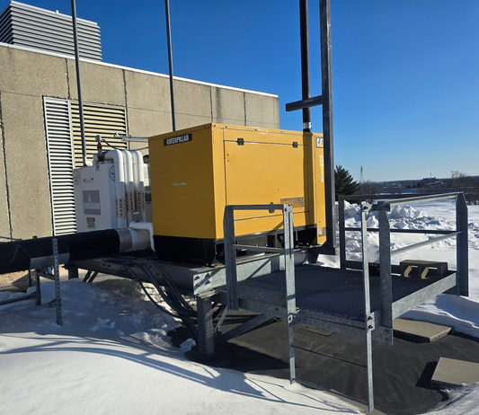 Cat 60KW Caterpillar C4.4 D60-6 Diesel Generator 480/277 3PH '11