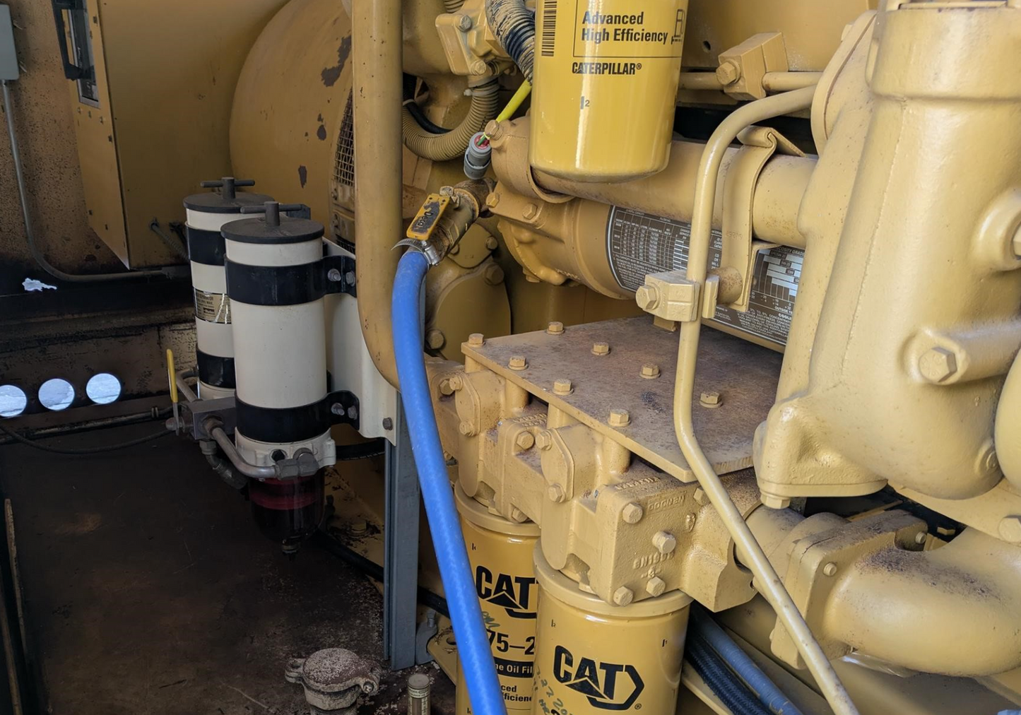 750KW Caterpiller Diesel 3508 Generator 3PH 277/480 743hrs 1998