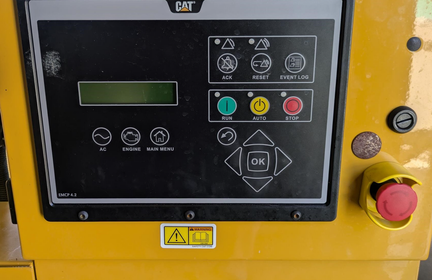 2018 Caterpillar D200-2 Diesel Generator 200kW 3-Phase / 150kW 1-Phase Cat C7.1 Engine 122hrs Quiet Enclosure 1640 Gal Tank
