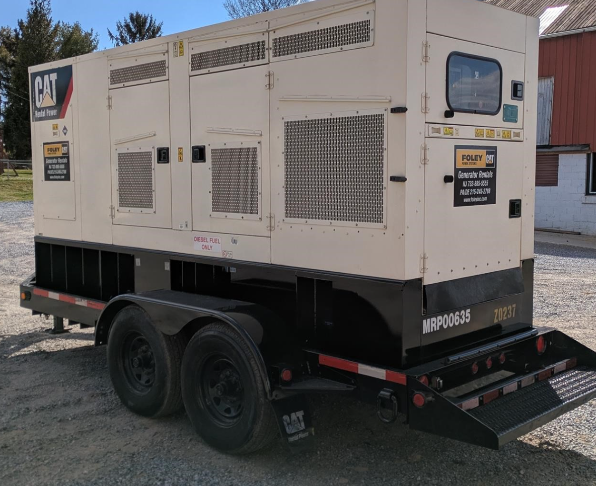 2014 Caterpillar XQ200 Mobile Diesel Generator 200kW CAT C7.1 0-Hour Rebuild Multi-Voltage Trailer Mounted EMCP 4.2