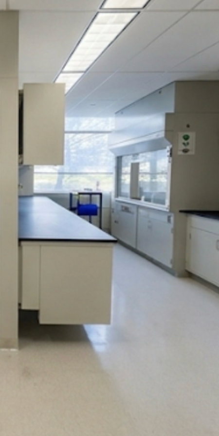 12' Hamilton Metal Perimeter Casework Epoxy Tops & Utilities Customize
