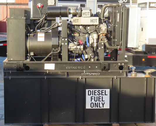 Generac SD050 50 kW Diesel Generator 120/240V 1Ph FPT 4.5L Open Skid 352 Hrs 50kW