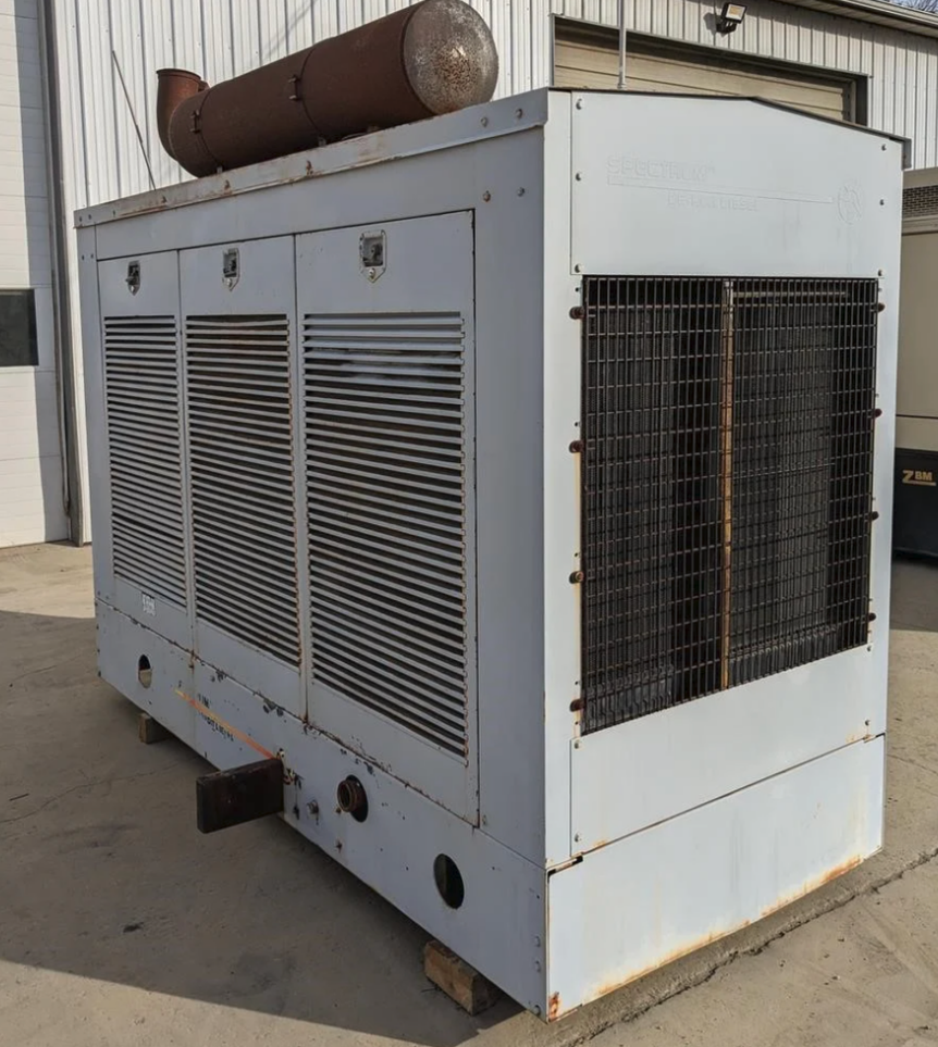 150KW SPECTRUM 150GS Nat Gas LP Generator 378hrs TESTED