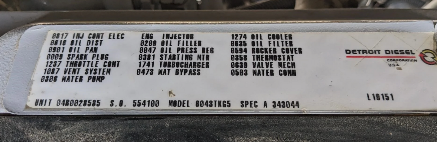 150KW SPECTRUM 150GS Nat Gas LP Generator 378hrs TESTED