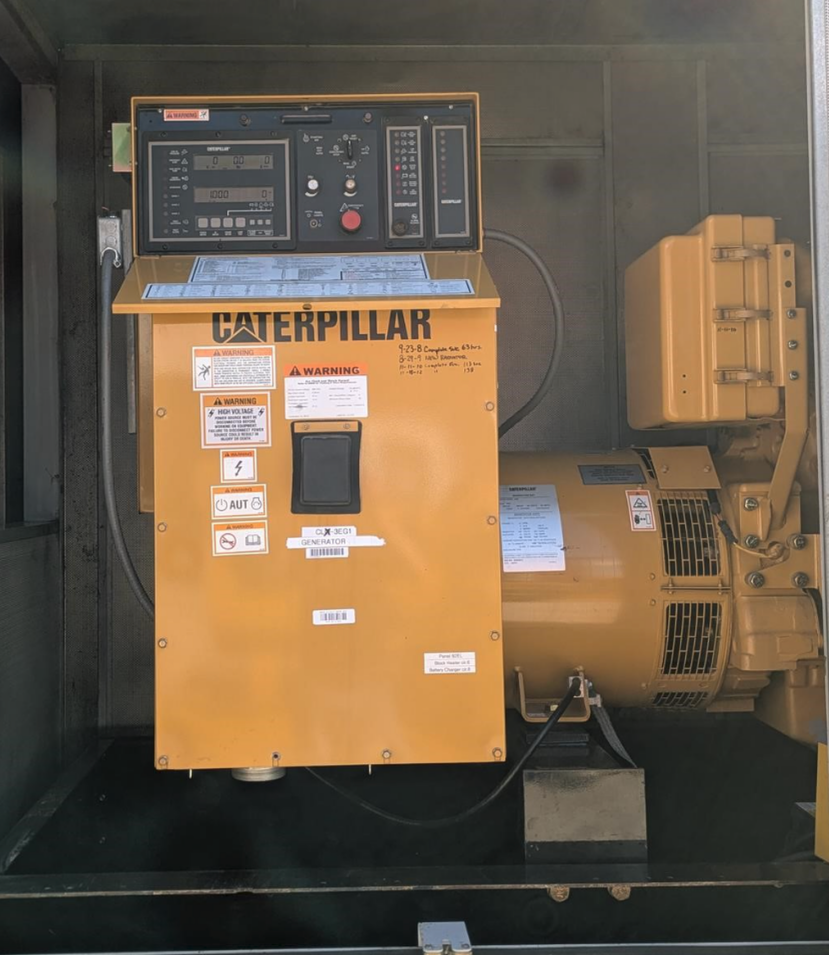 300kW CAT 3406 Diesel Generator 277/480 3ph '03 5477hrs TESTED