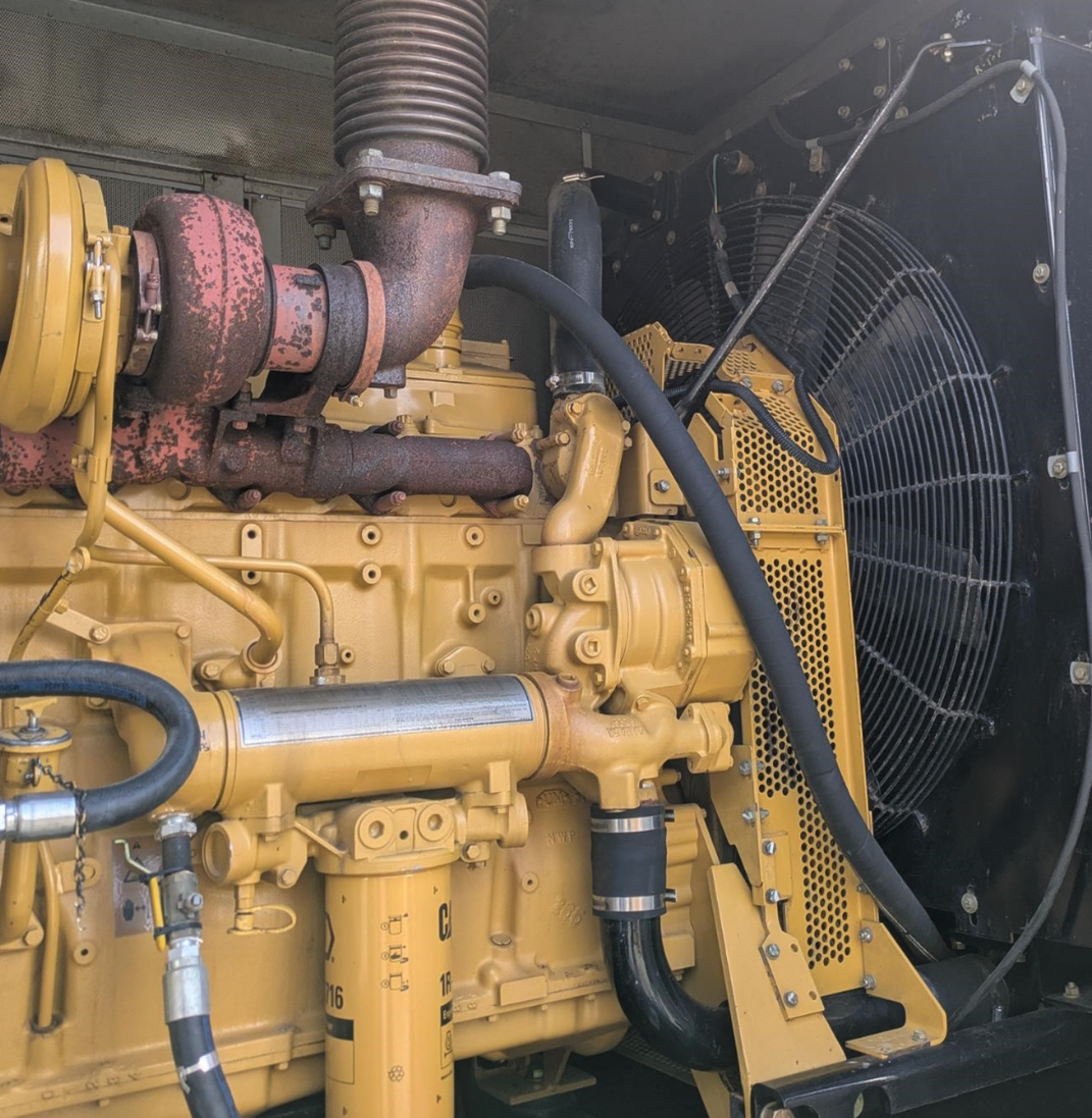 300kW CAT 3406 Diesel Generator 277/480 3ph '03 5477hrs TESTED