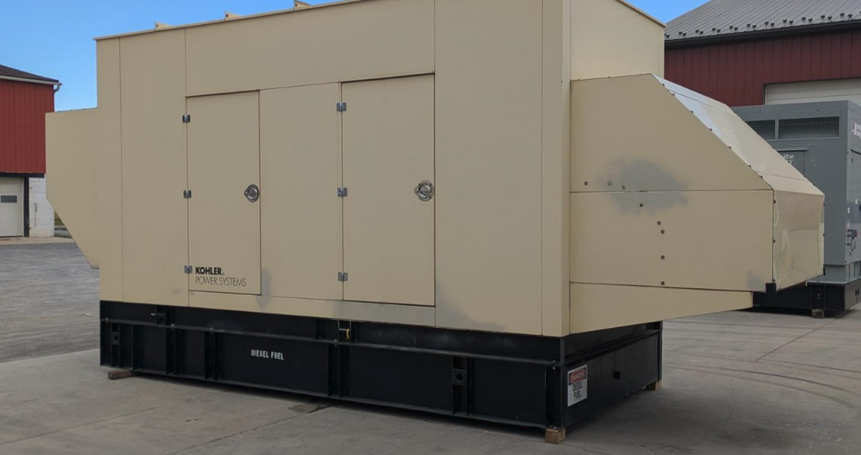 360KW Kohler Volvo Diesel Generator 3ph 120/208 210hrs '07 TESTED