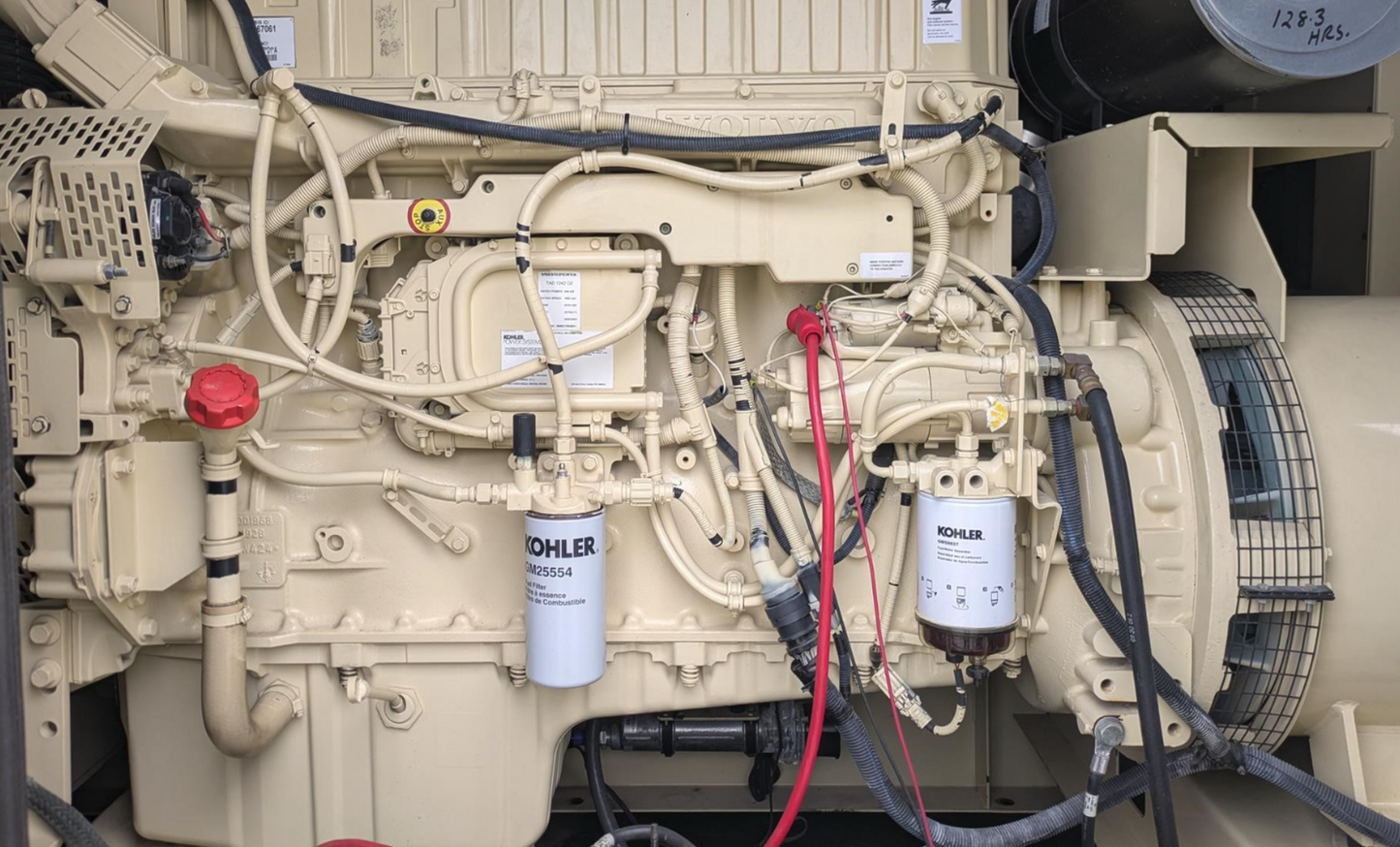 360KW Kohler Volvo Diesel Generator 3ph 120/208 210hrs '07 TESTED
