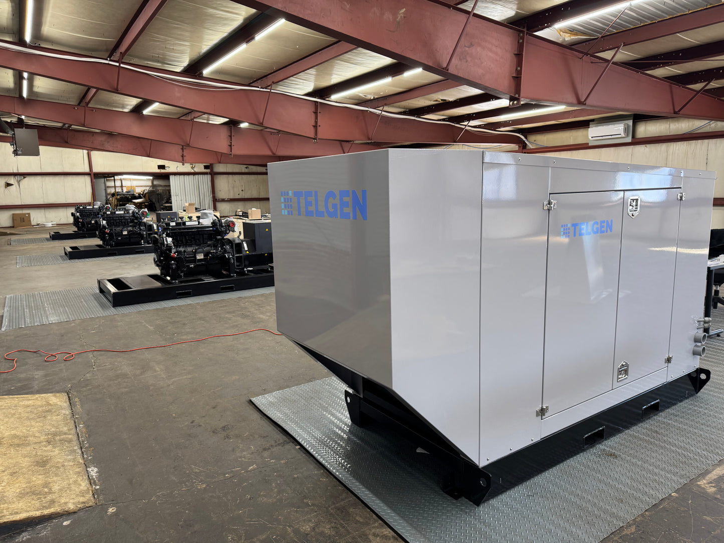 New 100KW Telgen PSI 5.7L Nat Gas LP Generator 1&3PH WARRANTY
