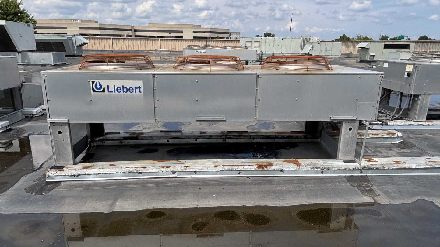 Liebert DCDF308-A Outdoor Air Cooled Condenser 3-Fan 460V 3PH Data Center 2006