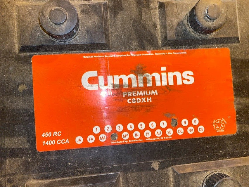 '18 Cummins Generator Battery Batteries C8DXH 1400CCA Solar Audio Generator Backup(S6LLST1185)