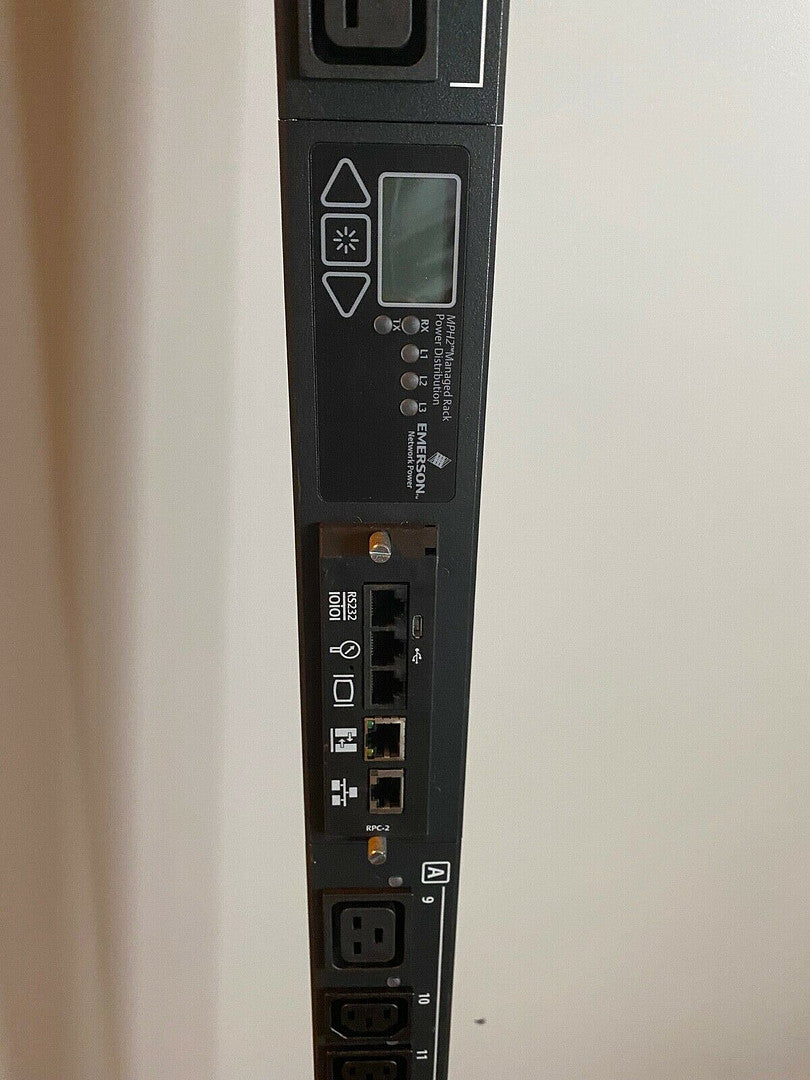 '15 Emerson Liebert Vertiv MPH2 Rack PDU 30A 200/240v MPHR1112 Switched!(S6LLST0220)