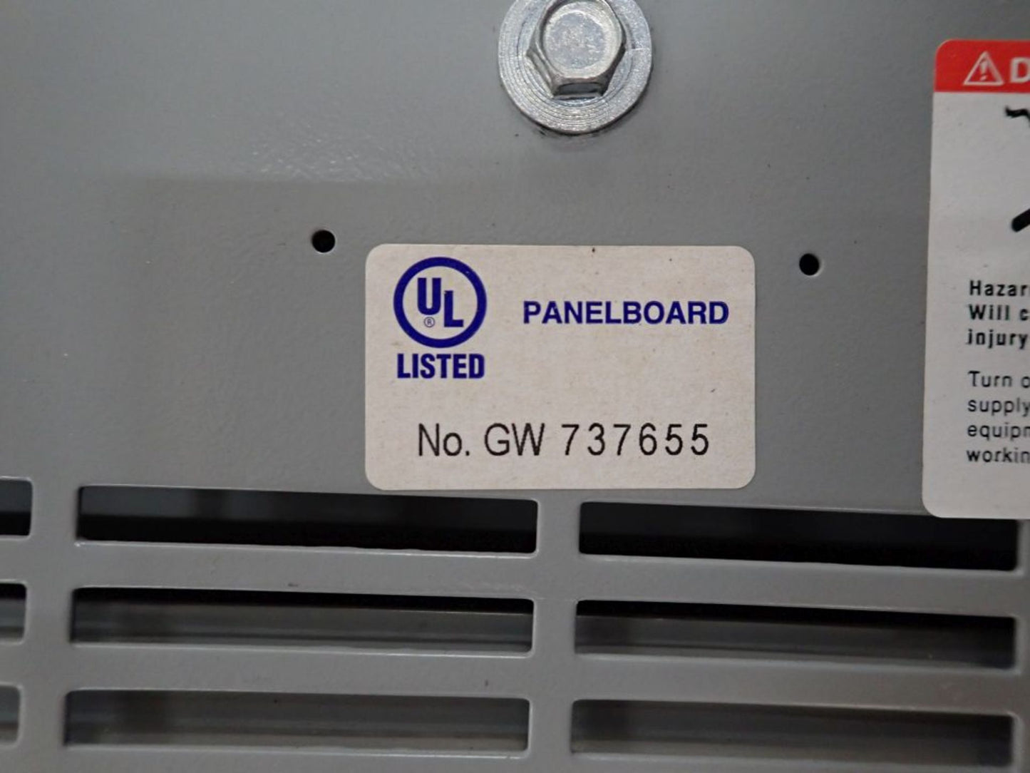 Eaton/Cutler Hammer MBP Pow-R-Line 400A Panelboard 480Y/277V Maintenance Bypass