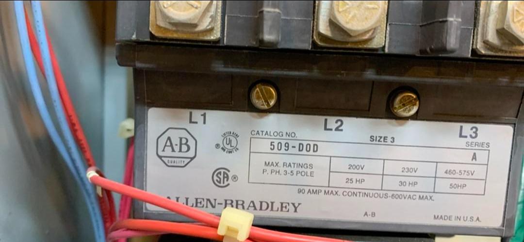 Allen-Bradley Bulletin 512 Combination Starter 509-DOD Switch S6LLST10572(S6LLST10572)