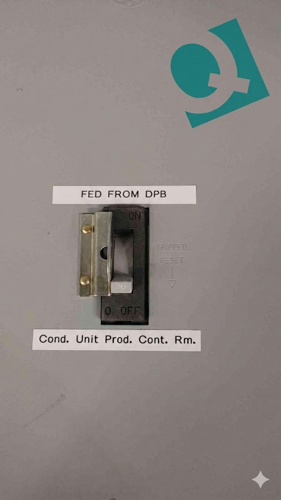 GE 20A 3Pole Enclosed Industrial Circuit Breaker TED134020WL (SKU: 112472)