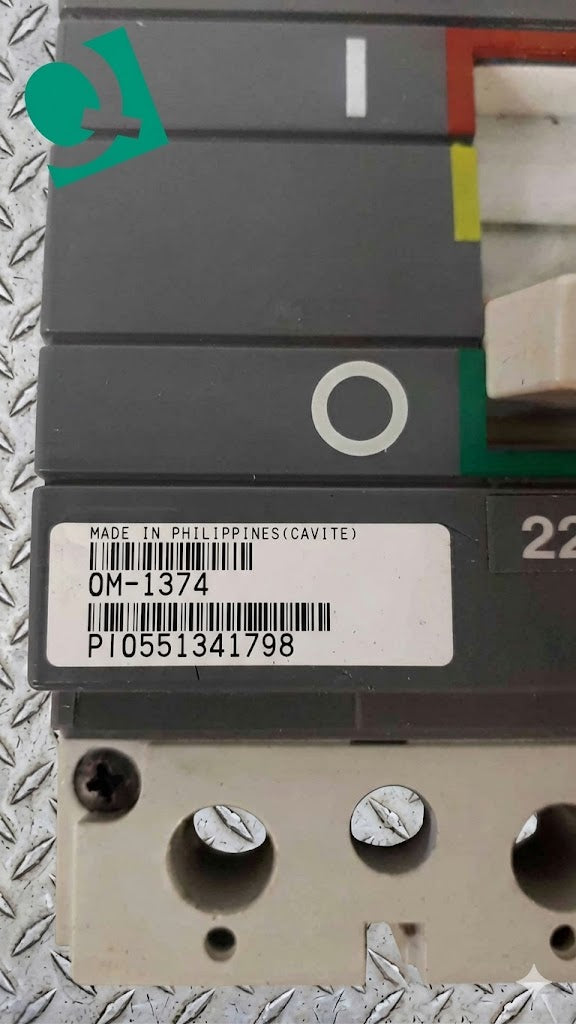 ABB SACE S3 225A 3 Pole Breaker OM-1374(104774)