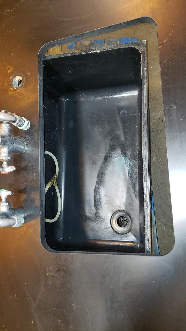 48" Black Epoxy Countertop w/ Sink(S6LLST7623)