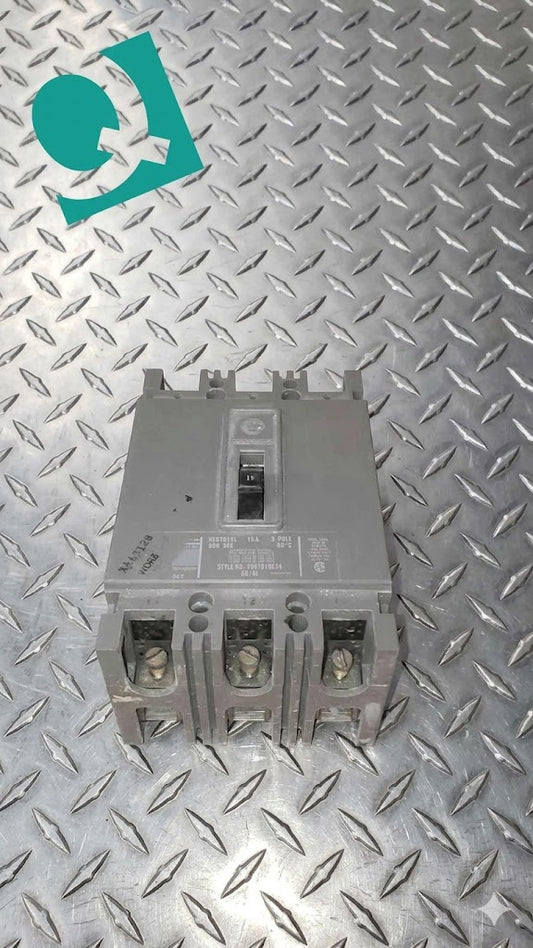 Westinghouse 15A 600VAC 3 Pole Breaker HFB3015L (SKU: 109606)