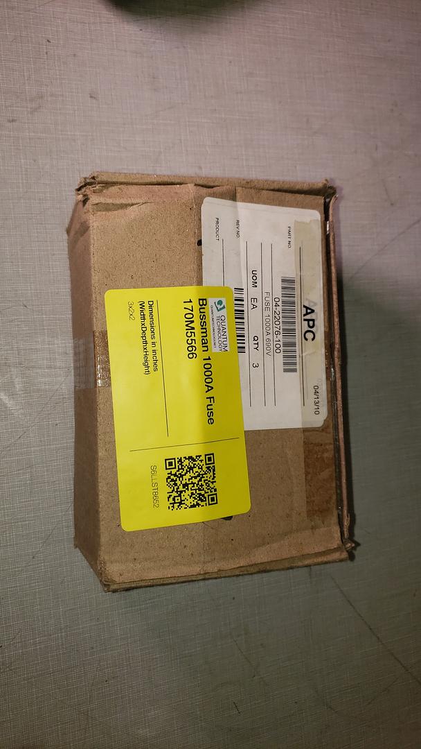 NEW Bussman 1000A Fuse 170M5566(S6LLST8652)