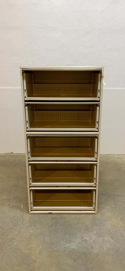5" Tall Recessed 5 Drawer File Cabinet S6LLST8694(S6LLST8694)