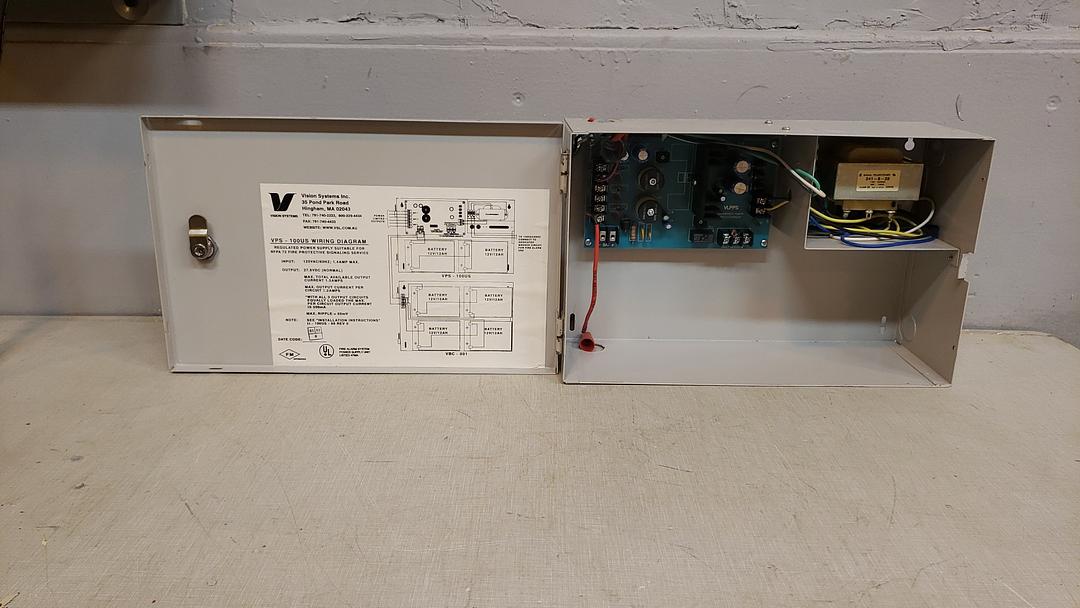 Vision Systems VPS-100US Vesda Power Supply(S6LLST8977)