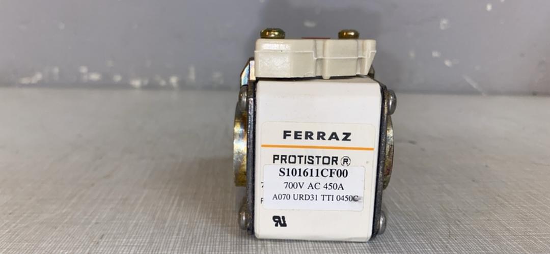 Lot of 6 S101611CF00 - FERRAZ 450A AMP 700V SEMICONDUCTOR PROTISTOR FUSE(S6LLST6808)