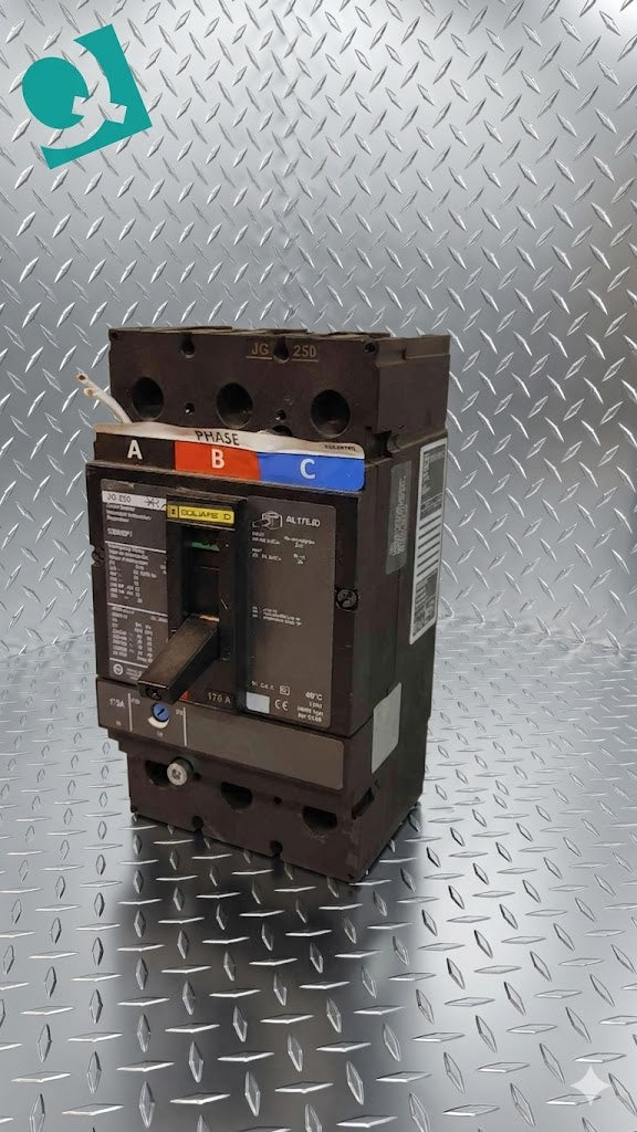 Square D 175A 3 Pole Circuit Breaker 65KA 220/240V JG 250(104636)