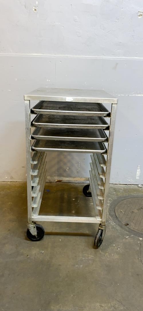 Rolling 10 Shelf Cafeteria Cart(S6LLST5838)