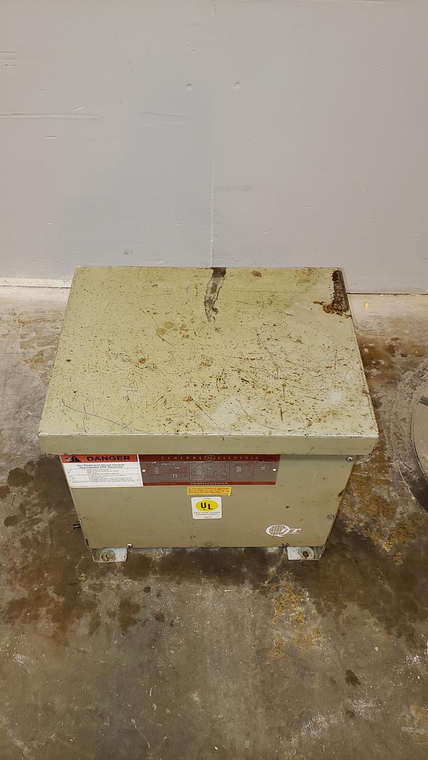 15KVA GE TRANSFORMER 480v x 120/208 Dry Type(S6LLST10629)