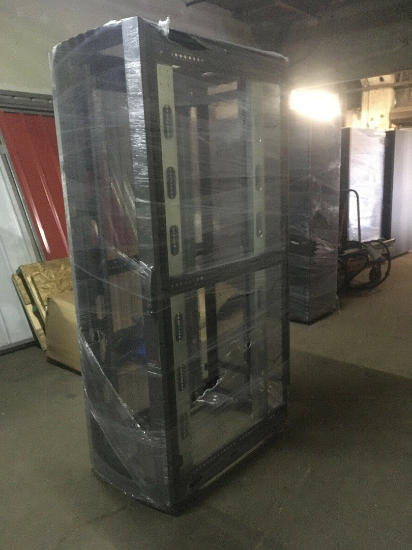 Compaq 10000 Series 42U Server Cabinet Front and Back doors no sides w/ Casters(S6LLST0194)